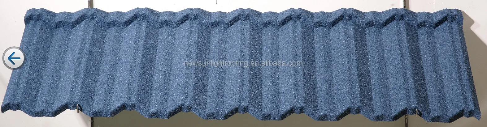 metal roofing sheets of guangzhou building material / stone coated metal roofing tiles