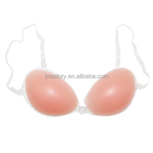 push up bra with clear straps