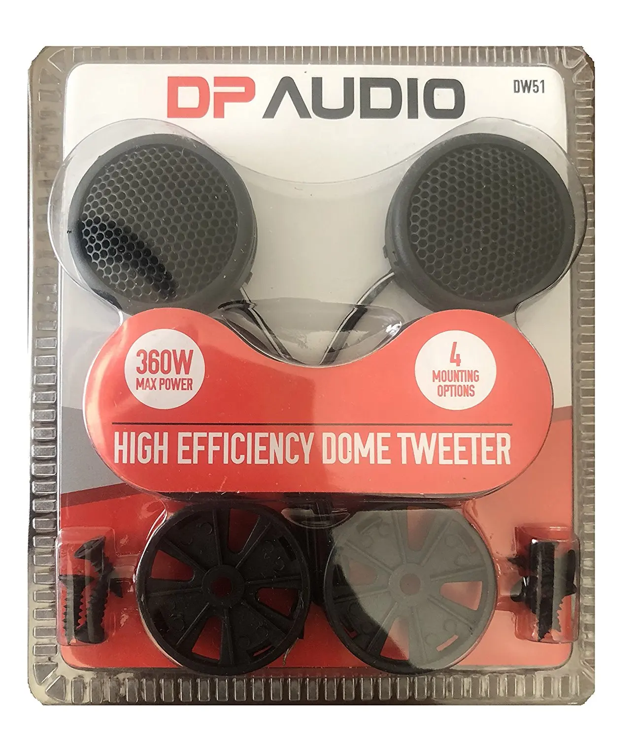 DealMux Pair 500W Car Speaker Audio Super Power Loud Dome Tweeter Speakers