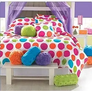 Buy 1 Piece Kids Polka Dot Comforter Queen Vibrant Rainbow Multi