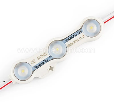 Adled Light SMD 2835 DC 12V 3leds waterproof Injection Led Module Korea by Samsung Led