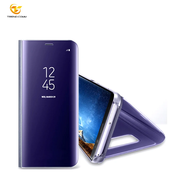 

Classical Clear Mirror Mobile Cover Electroplating Plastic Cell Phone Case For Samsung S8/S9/S10/S20/S21