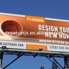 Custom frontlit PVC reflective flex banner