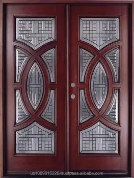 Double Mahogany Circular Deluxe Gl18 5 Solid Wood Entry Door Double Mahogany Circular Deluxe Gl18 5 Solid Wood Entry Door Dmh7588