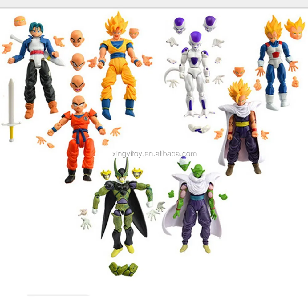 Opp袋8個dragon Ball Z Dbz Son Goku Handsとface Figure Action Toy Changeすることができます Buy ドラゴンボール 孫悟空玩具フィギュア ドラゴンボールフィギュア Product On Alibaba Com