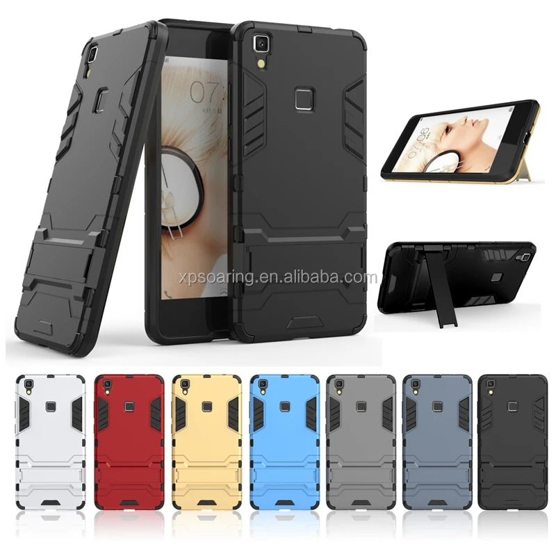 

Kickstand shockproof case back cover for Vivo V3 Max