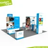 Unit design tension fabric trade commercial easily set up art booth display