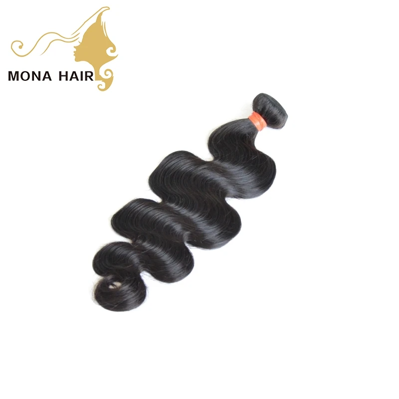 

Wholesale 100% Human Hair Extensions Indian Remy Hair, Natural black 1b