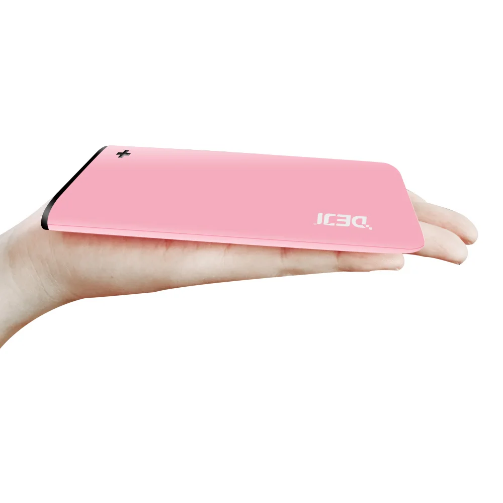 

DEJI battery as gift 2000mah super slim custom credit card shape power bank 2018 hot new products