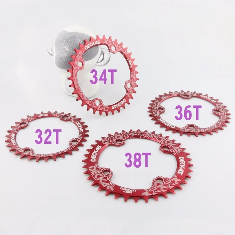 

MTB Bike chainwheel 104 BCD Narrow Wid bicycle chainwheel, Black