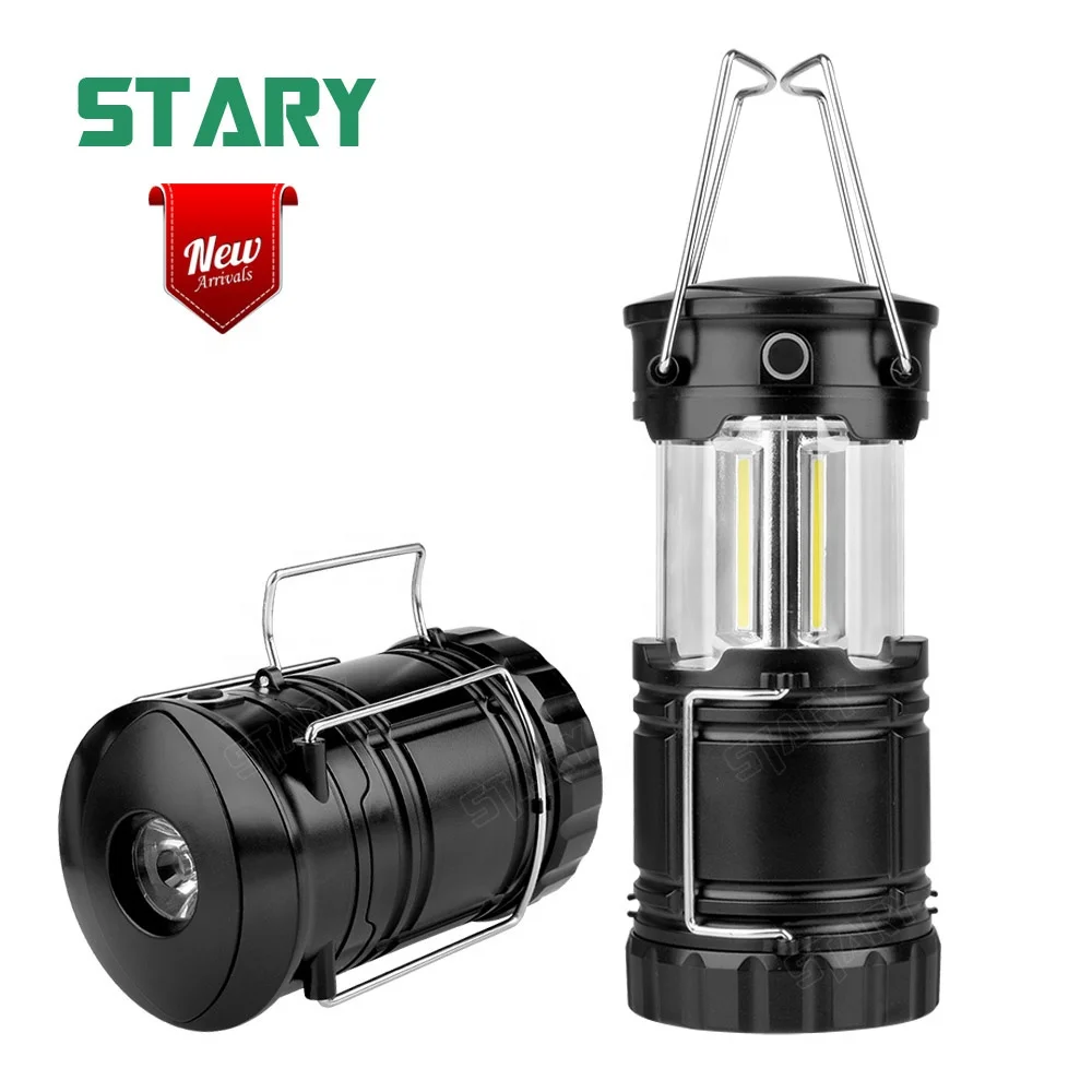 
New portable pop up cob camping lantern and led flashlight survival light for hiking reading power outage  (60840138819)