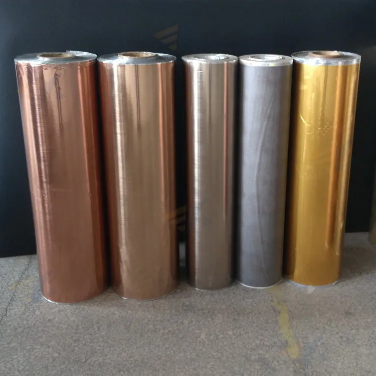 
Wood Grain Marble Design Metallic Hot Stamping Foil For Plastic 