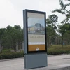 Edgelight AF11 double sided outdoor light box , acrylic panel aluminum profile , CE ROHS UL listed advertising LED display