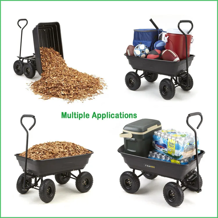 garden wagon and tools toy set