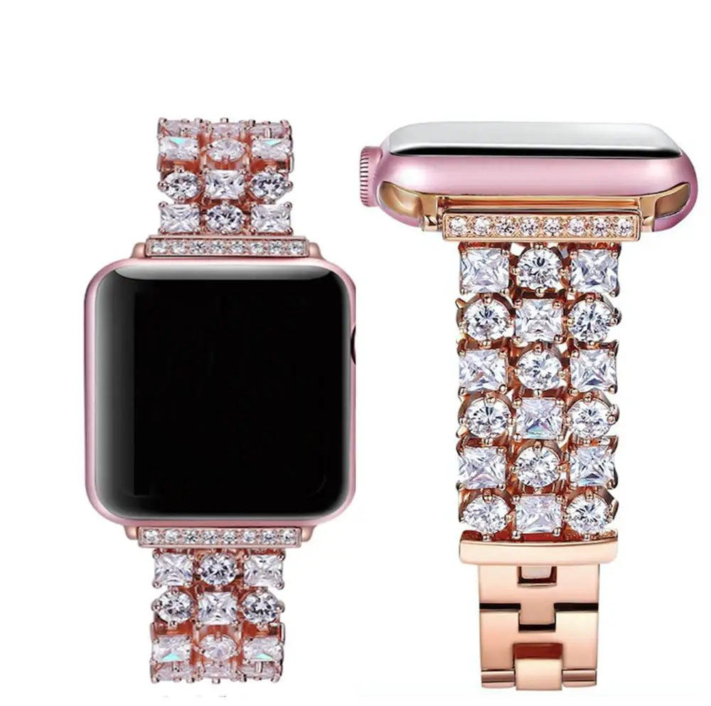 For Apple Watch Bling Band,For Apple Watch Rhinestone Strap,For Apple ...