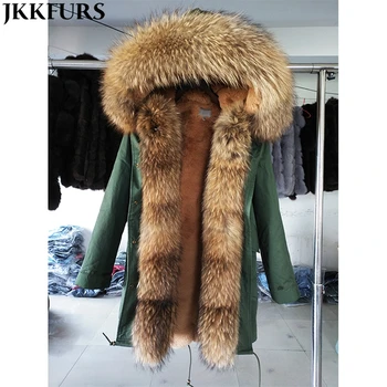 womens green coat with fur hood