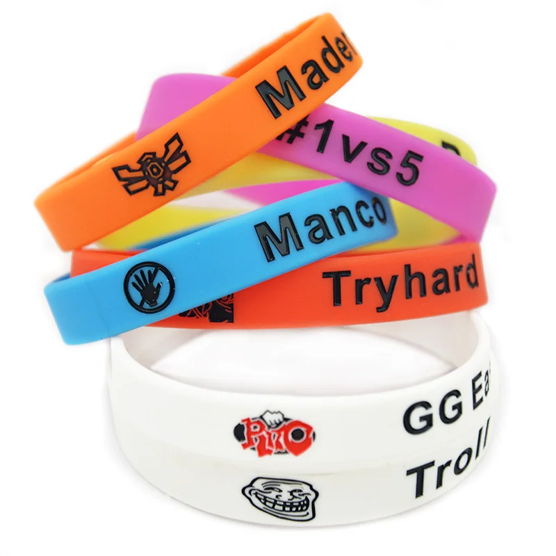 Good Quality Custom Wrist Band Funny Silicone Wristband /adjustable