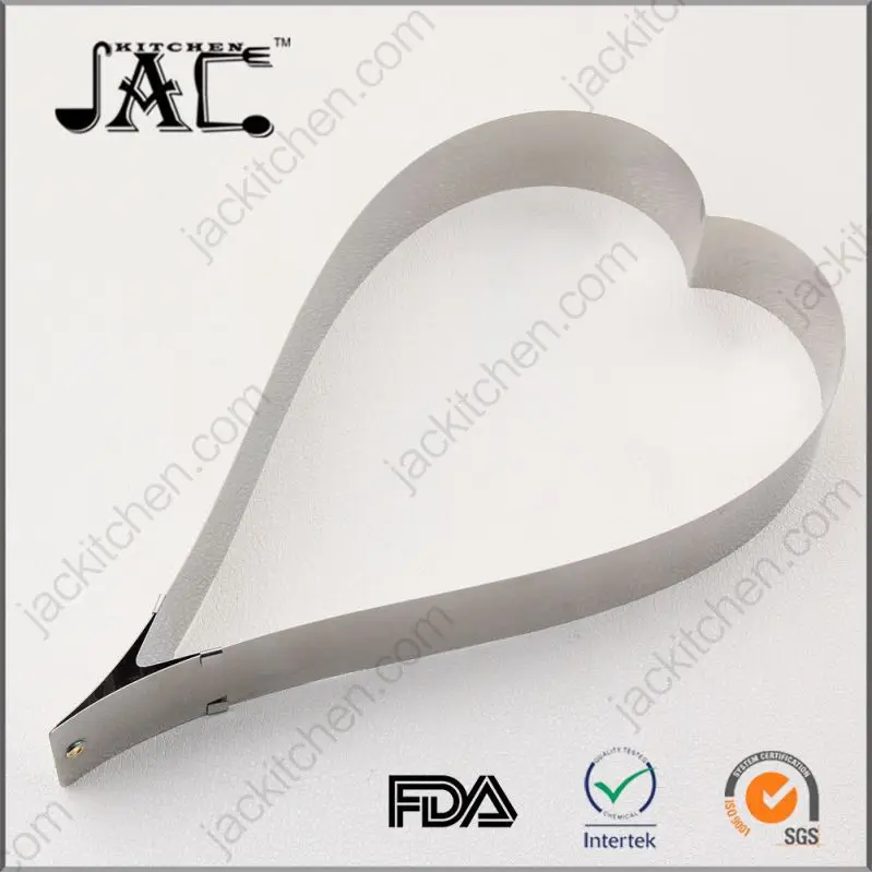 Wholesale Stainless Steel Love Shape Cake Mould