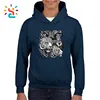 New arrival leopard tiger printed kids hoodie children thermal stylish streetwear