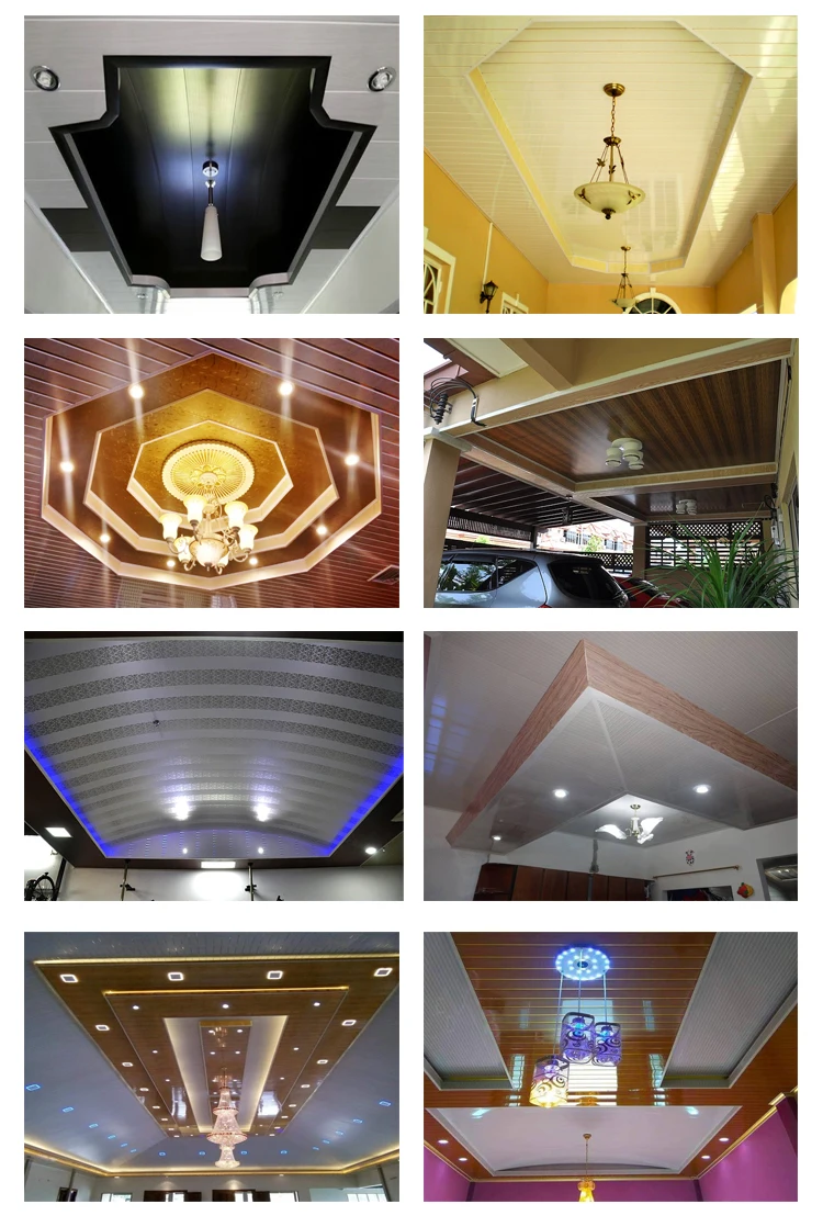 Không thấm nước Pvc Tấm Lồng Vào Nhau Nội Thất Phòng Rỗng Lõi Tường Parede gạch cho tường
