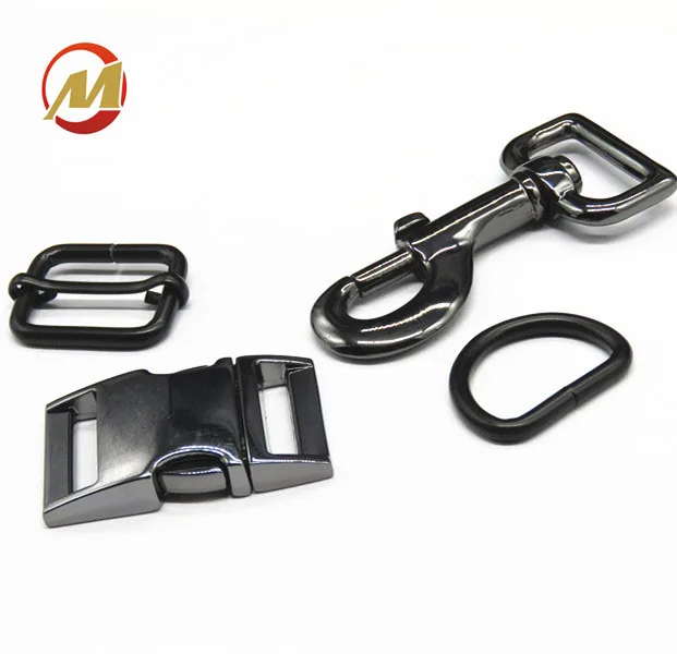 

Ready To Ship Zinc Alloy Four Set Dog Collar Metal Accessories, Yellow gold/custom made