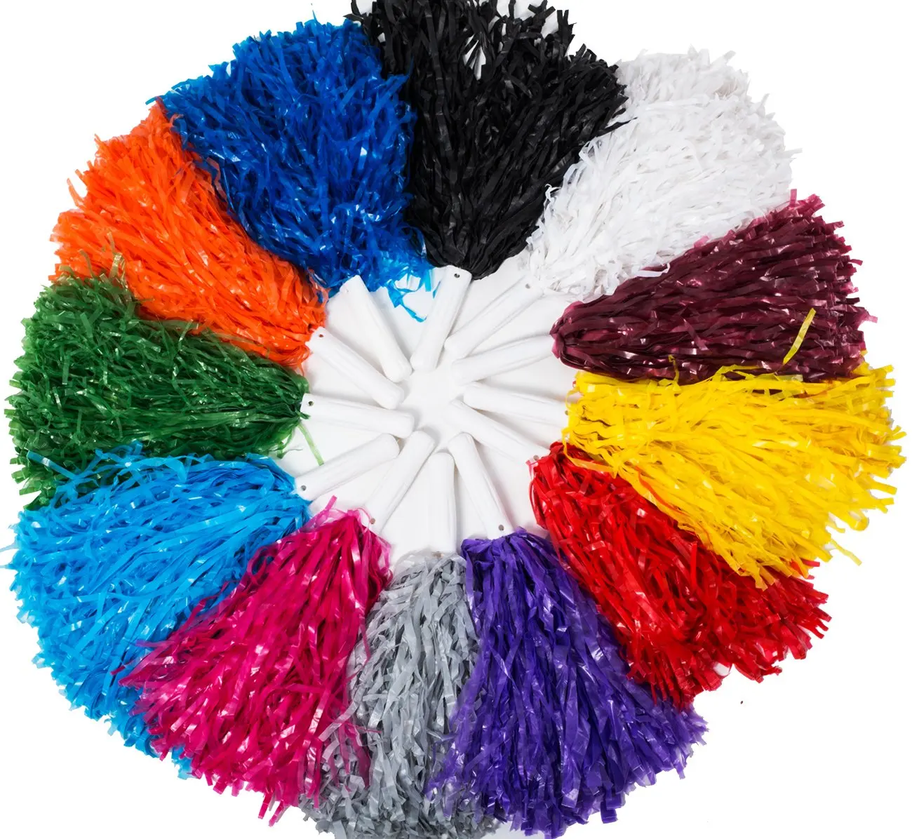 Handle Holographic Blue And Rainbow And Metallic White Mixed 3 Color Cheerleading Pom Poms Buy Cheerleader Pom Poms Party Dance Useful Plastic Cheerleading Pom Poms Singing And Dancing Squirrel Toys Product On Alibaba Com