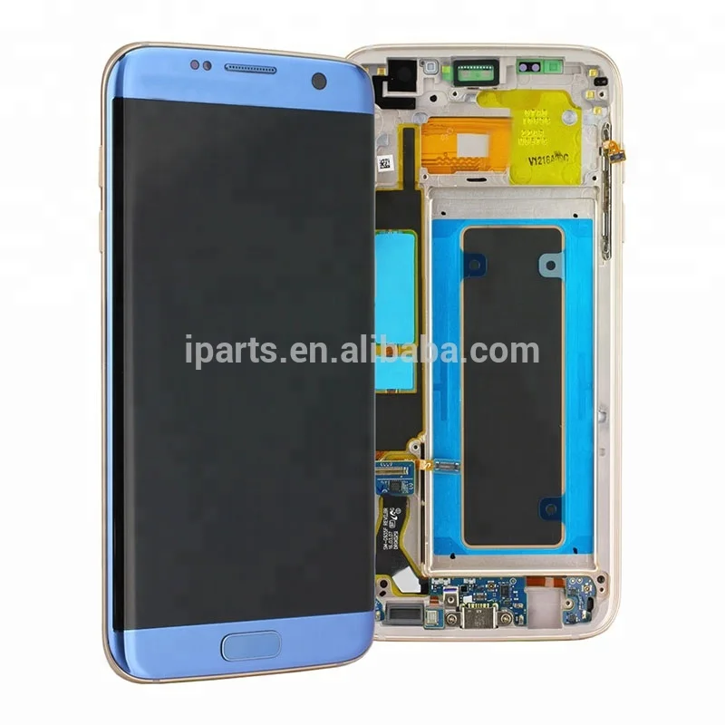 

Original OEM For Samsung Galaxy S7 Edge G935 LCD Screen Display Assembly With Frame Black White Gold Silver CoralBlue RosePink