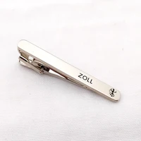 

Custom stainless steel concise design logo metal tie clip