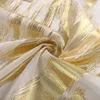 free sample gold jacquard metallic mesh fabric polyester