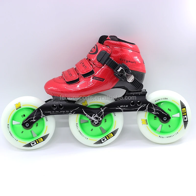 

wholesale professional speed inline skates three wheels shoes with matter wheels
