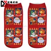 christmas sublimation socks colorful and clear santa socks custom printing socks