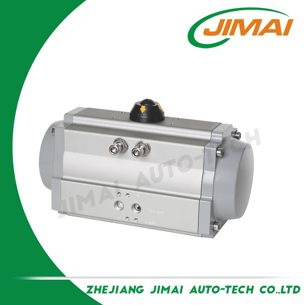 color request quarter-turn double acting pneumatic actuator for ball valve 