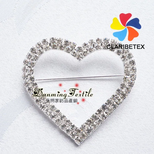 

Factory Wholesale Shining Cheap Peach Diamond Buckle for Decor.