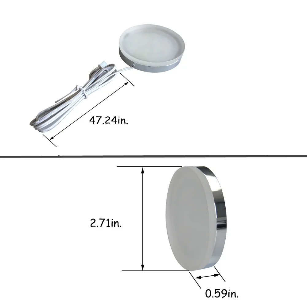 12v Led Light Led Puck Lights 2w 3w Dimmable For Under