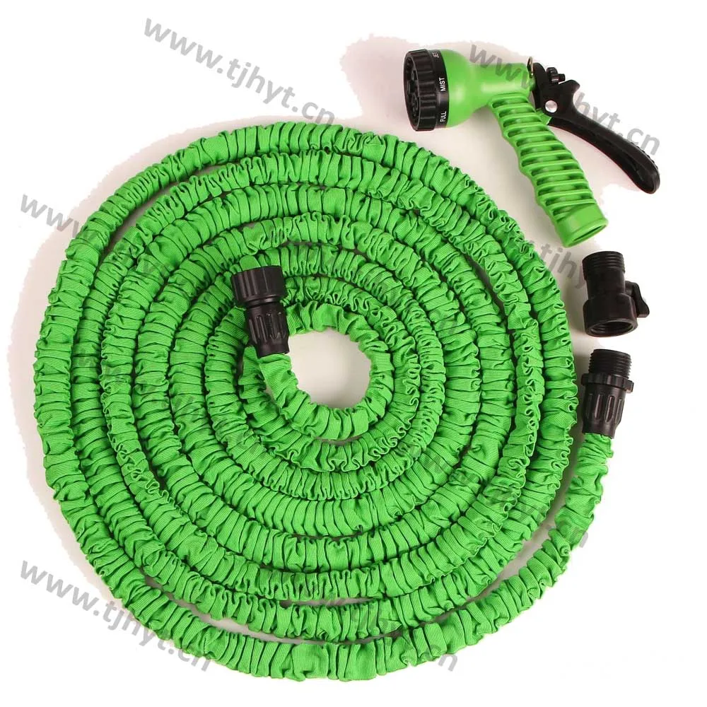 

flex expandable rubber watering garden with hose