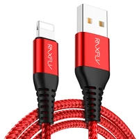 

Free Shipping Mobile Phone Tensile Data Cable RAXFLY 1.2M Strong Fast Charging for iPhone Charger USB Cable