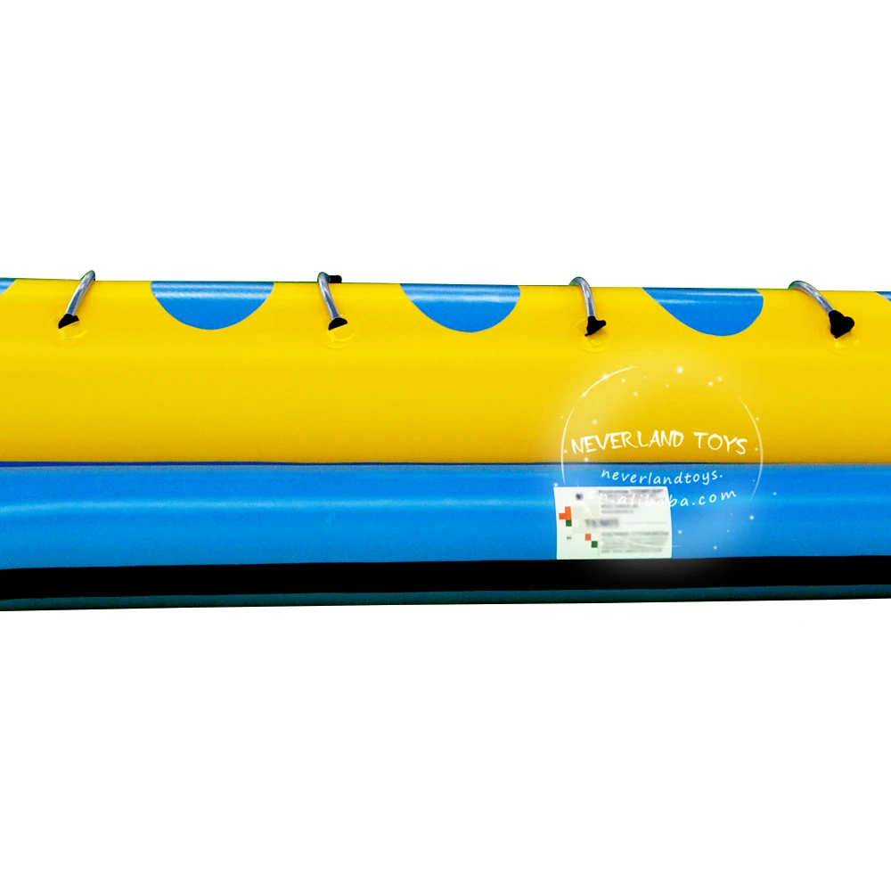 
Hot Selling NEVERLAND TOYS Funny Cheap Inflatable Boat Crazy Double Row Banana Boat Inflatable Banana Boat For Sale 