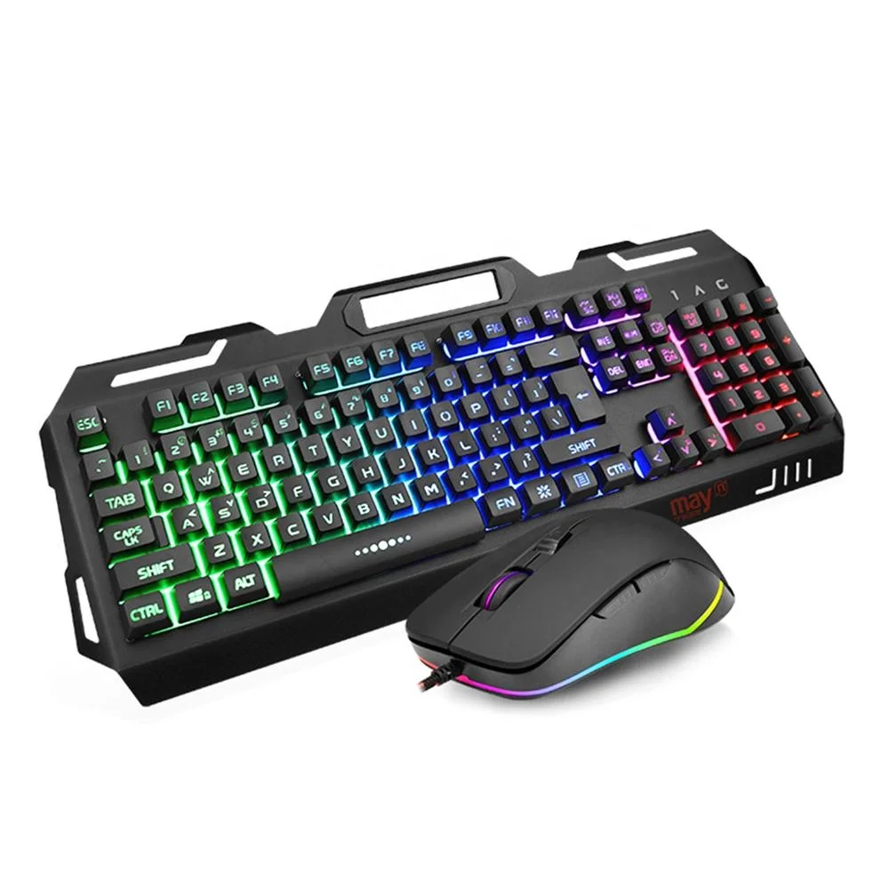 

Ningmei Mechanical USB Wired Gaming Keyboard and Mouse Combo with colorful backlight