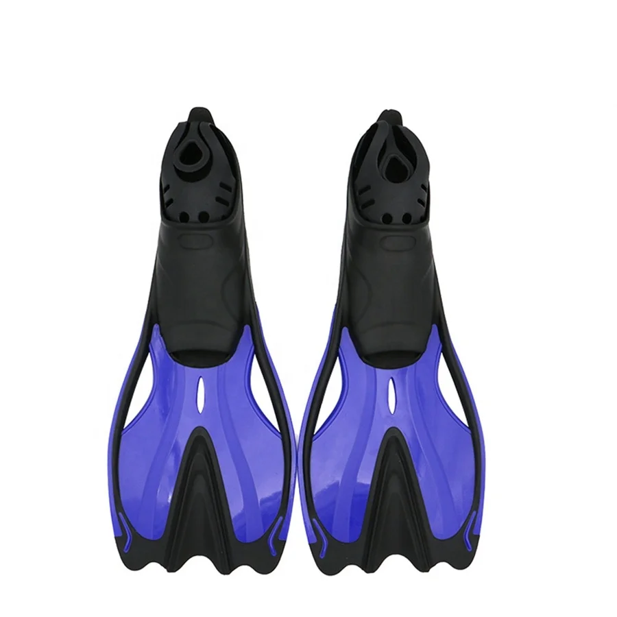 

Lightweight Blue Red White Close Foot Pocket High Quality Diving Fins, N/a