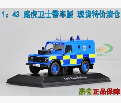 Defender Police version 1 43 SUV car model original alloy metal diecast collection gift blue Luxury