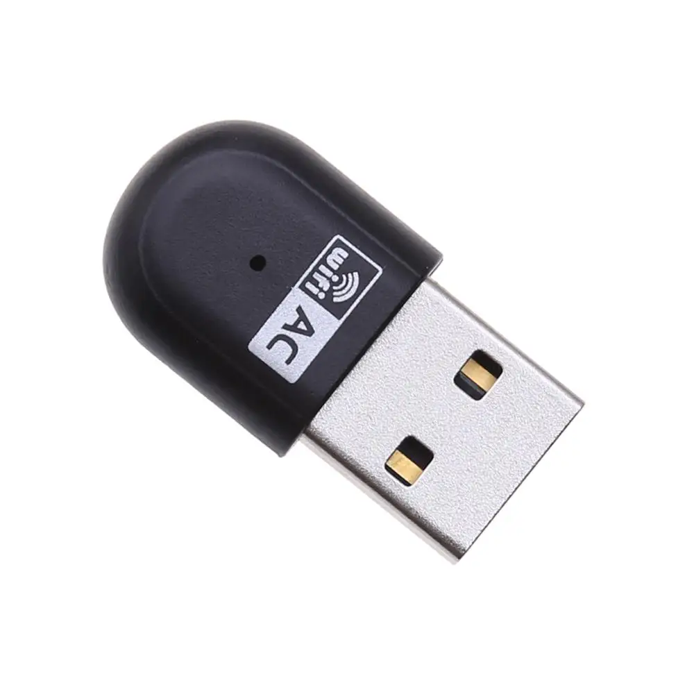 

AC600 Mini Dual Band WiFi Wireless USB Adapter 2.4Ghz/5Ghz 150Mbps 433Mbps Wi-fi Network Card Support IEEE 802.11 ac/b/g/n