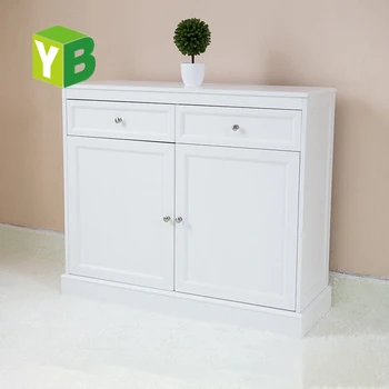 Chinese Home Solid Modern Luxury Chinese White Wooden Buffet