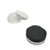 Y01 Round Base Unique Shape Cap Matte UV Coating Cosmetic Eyeshadow Powder Jar