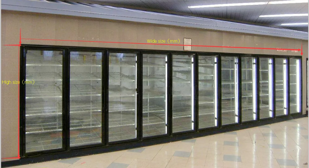 electric heater no condensation glass doors for cold room