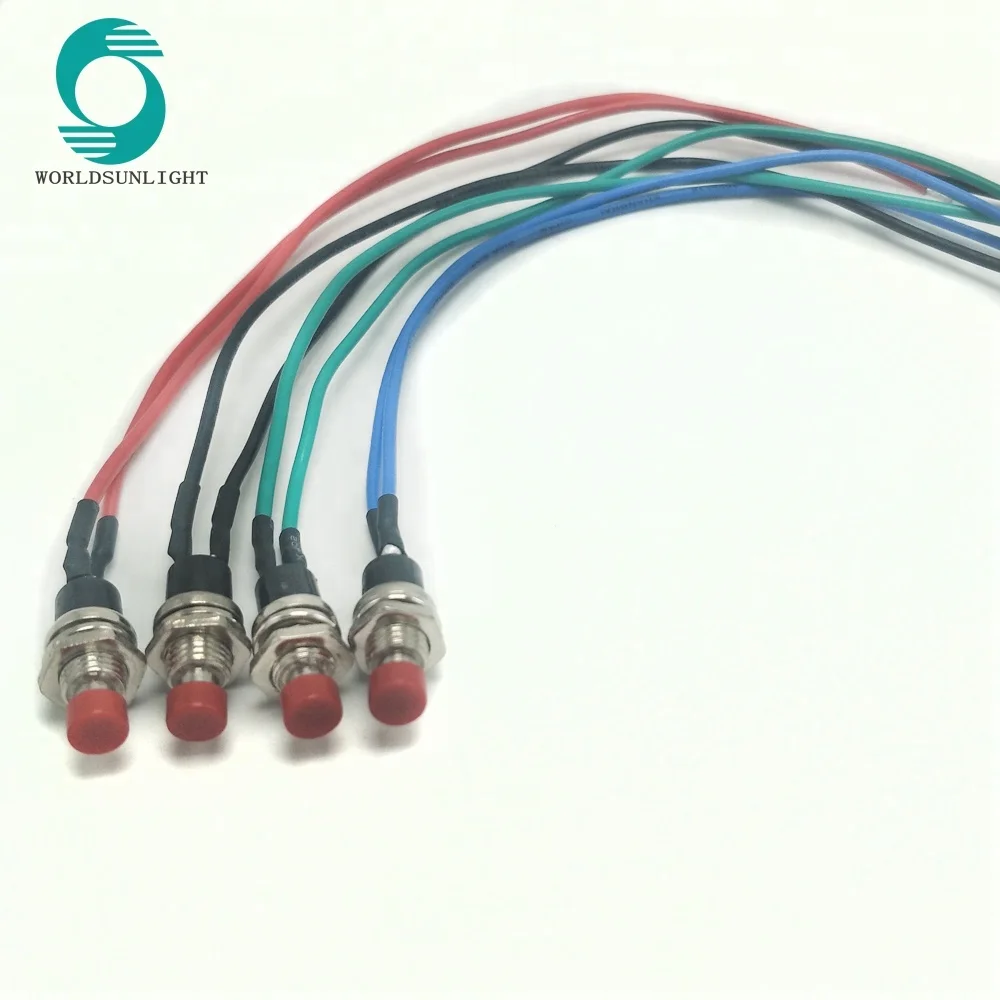 PBS-10B-2 Push Button Switch - 20cm Wire, 50000cycles