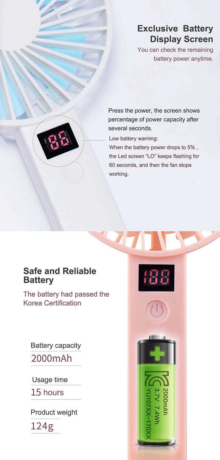 2018 New Global agents wanted rechargeable battery operated battery charger table cooling fan with battery display screen