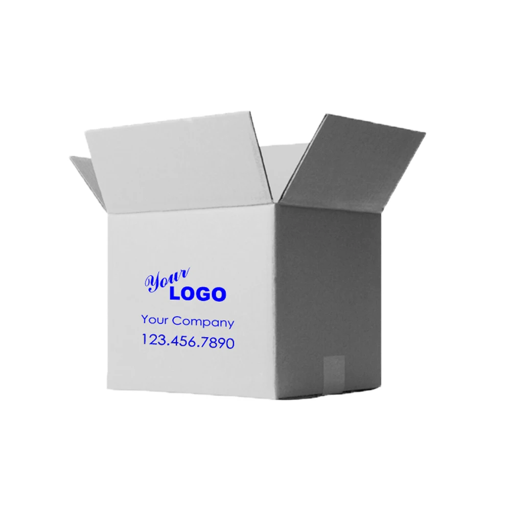 Customized Shipping Corrugated White Carton Box With 4c Printing Carton