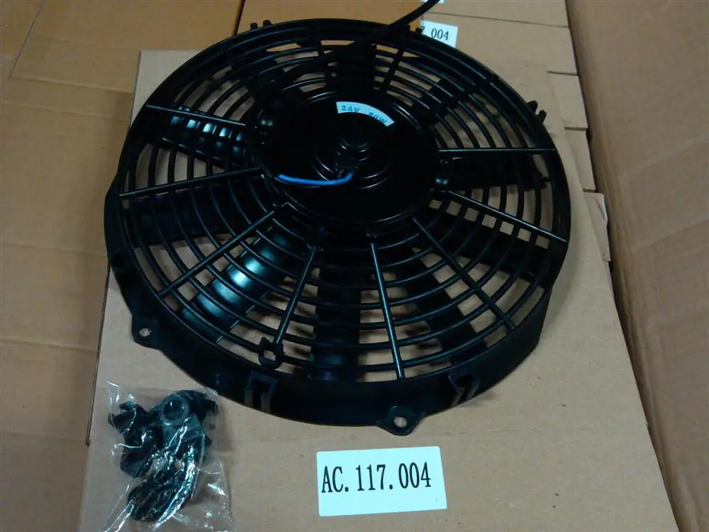 12" 12v 80w 100w 120w Straight Stype Auto Air Conditioning Blower Fan