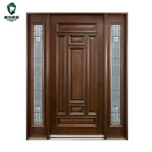 جديد تصميم واحد عادي نافذة خشبية الباب نماذج