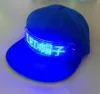 LED Display Screen Hat Lighted Glow Club Party Sports Athletic Travel Flashlight Baseball Golf Hip-hop Flash Cap